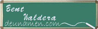 Bent Waldera Visitenkarte